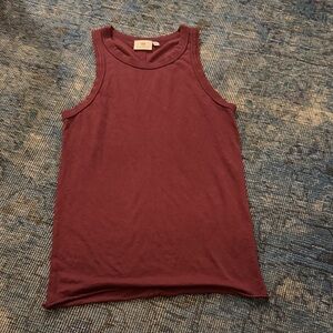 AG Adriano Goldschmied Maroon Top